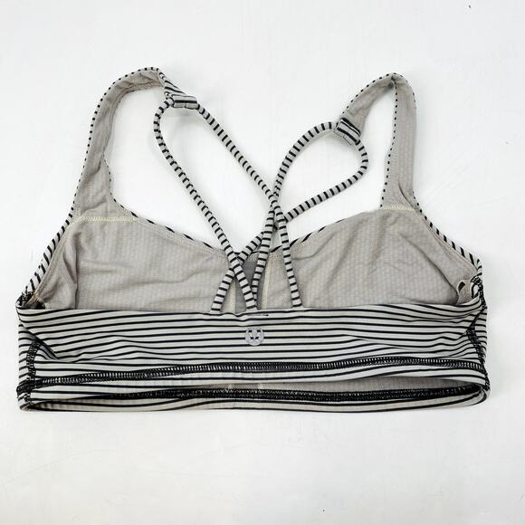 Lululemon black & white striped sports bra - Picture 2 of 4